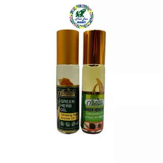 Dầu lăn nhân sâm green herb oil ginseng root aroma oil hàng nội địa chính hãng thái lan