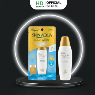 Sữa chống nắng dưỡng trắng cho da dầu Sunplay Skin Aqua Clear White SPF 50+, PA++++ 25g và 55g