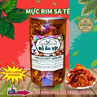 Mực Rim Sate Nguyên Con Lon 300gram [FREE SHIP] TỪ ĐƠN 50K, [Loại Đặc Biệt] Hàng ngon nhà làm