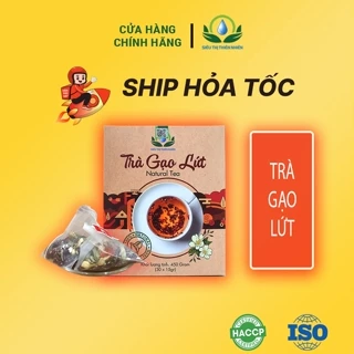 Trà Gạo Lứt Giúp Giảm Cân Gồm Đậu Đen, Hoa Nhài, Cỏ Ngọt, Kỳ Tử, Đậu Đỏ, Lá Nếp Hộp 30 Túi Lọc - Siêu Thị Thiên Nhiên