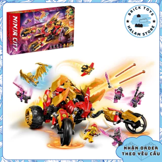 [Có sẵn] Đồ chơi lắp ráp Ninjago 7013 71773 Dragon Raider - Mô hình Ninja City Xe rồng của Kai