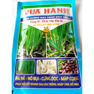 VUA HÀNH GÓI 50GR- NGĂN NGỪA VÀNG LÁ,CHÁY TOP ĐẦU LÁ