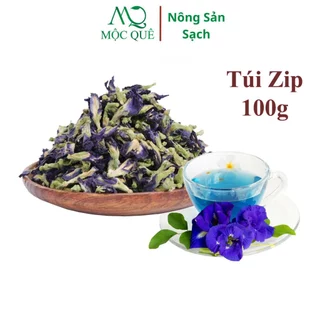 Trà hoa đậu biếc Mộc Quê 100g sấy lạnh thanh nhiệt đẹp da