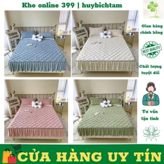 [sale]🎁 set ga gối nỉ trần bông phủ bèo nhập khẩu mềm mịn đủ kích thước, shop chuyên sỉ chăn ga gối nệm