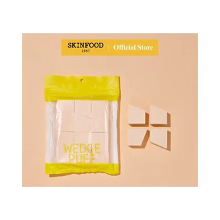 (BILL HÀN) Mút Tán Kem Nền SKINFOOD Wedge Puff Sponge Jumbo 12 chiếc, 4 chiếc