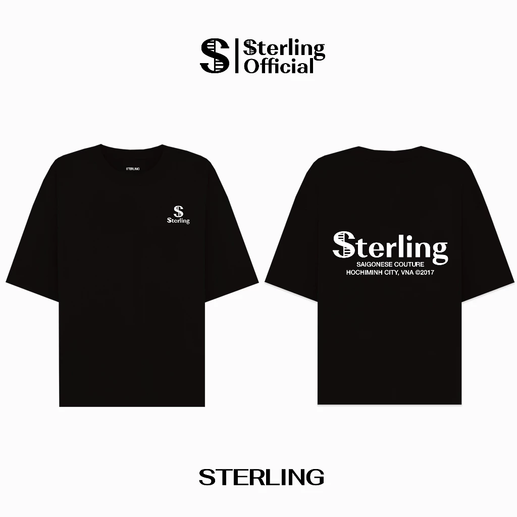 Áo thun Sterling Localbrand Unisex Tay Ngắn Chất Cotton TSST040