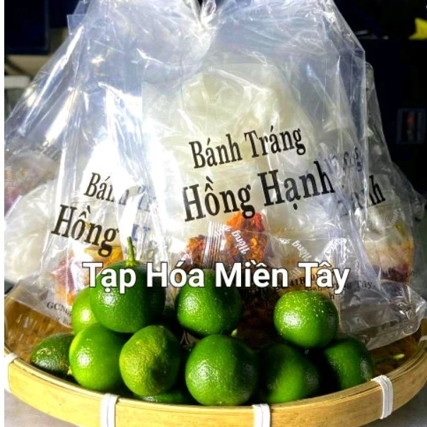 Bánh Tráng Hồng Hạnh Tỏi Khô Gà SaTế
