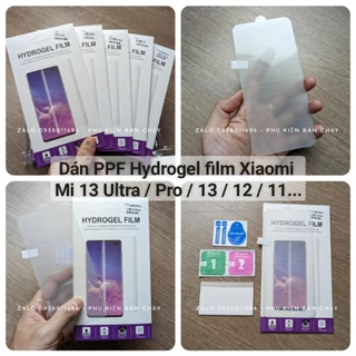 Miếng dán full màn hydrogel film ppf Xiaomi Mi 14 Ultra 14 Pro / 13 Ultra 12s 12x 12 Pro 11 chống nhìn trộm cường lực