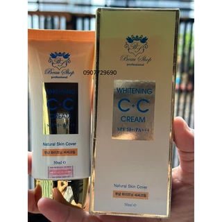 Kem CC cream whitening beau shop 50ml spf50/pa+++ hàn quốc