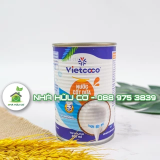 Nước cốt dừa Vietcoco 22% 400ml thơm ngậy - LOẠI TRUYỀN THỐNG - Date: 2025 - Nhà Hữu Cơ