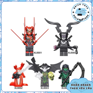 [Có sẵn] Mô hình lắp ráp minifigures Ninjago XL0001-XL0005 Fangtom Morro Vangelis | Đồ chơi lắp ghép xếp hình phản diện