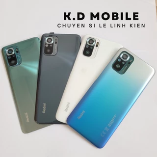 Vỏ nắp lưng Xiaomi Redmi Note 10 4G có kính cam và keo viền - Shop Dung