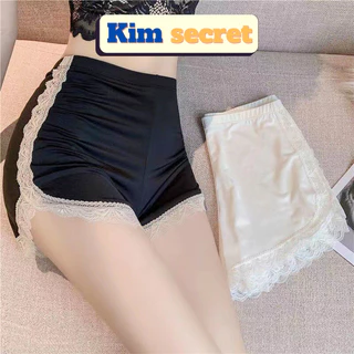 Quần mặc váy dạng đùi chất su/cotton lua phối ren siêu xinh thoáng mát phom ôm tôn dáng freesize V3 dưới 90cm