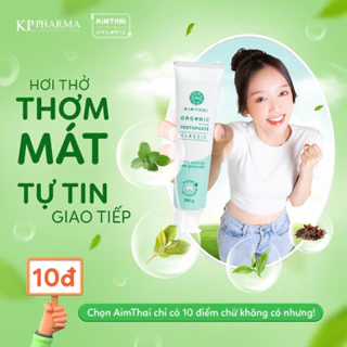 KDR AIMTHAI - Kem đánh răng Organic- Hạn chế ê buốt giúp răng khoẻ và sáng