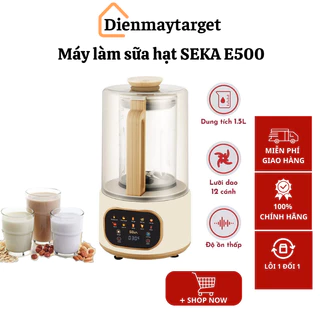 Máy làm sữa hạt SEKA E500 đa năng dung tích 1500ml, bảo hành 24 tháng