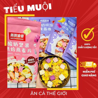 Ngũ Cốc Sữa Chua Trái Cây Với Hoa Quả Và Yến Mạch 400g Ăn Vặt Tiểu Muội