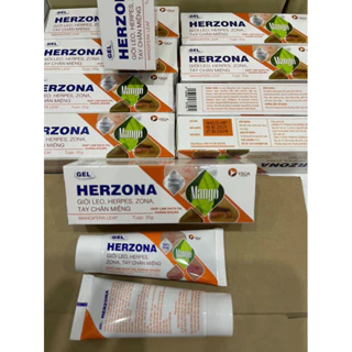 [CHÍNH HÃNG] Gel HERZONA tuýp 25g - giúp làm sạch da, kháng khuẩn trong các bệnh giời leo, herpes, zona, tay chân miệng