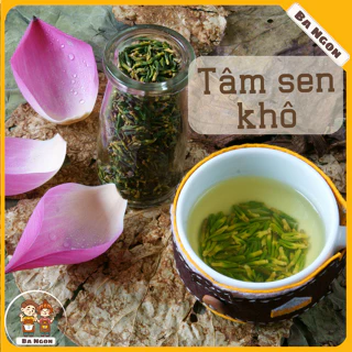 Trà tim sen - Tâm sen loại A - hàng xanh, mập được phơi nắng - ảnh shop chụp