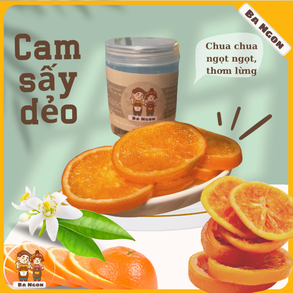 Cam sấy dẻo - ít đường - ảnh shop tự chụp