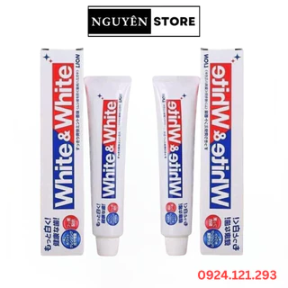 [Hàng Auth] Kem đánh răng White & White Nhật Lion 150g