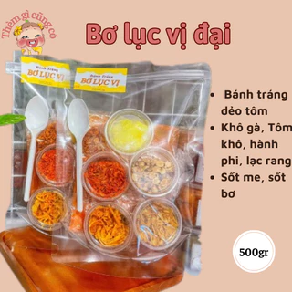 Set Bánh Tráng dẻo tôm  Bơ Lục Vị size to bé, phù hợp 4-5 người ăn Thèm gì cũng có