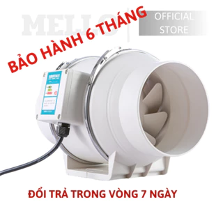 Quạt thông gió hút mùi đường ống đa năng hiệu suất cao chuyên dùng cho nhà bếp công sở nhà vệ sinh không ồn