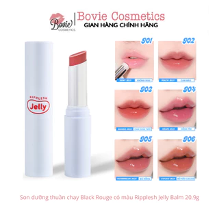 Son thỏi dưỡng thuần chay Black Rouge có màu Ripplesh Jelly Balm 20.9g J01 J02 J03 J04 J05 J06