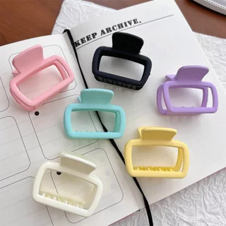 Kẹp tóc càng cua nhựa 5cm màu pastel đáng yêu phong cách hàn quốc Cặp tóc nữ đẹp