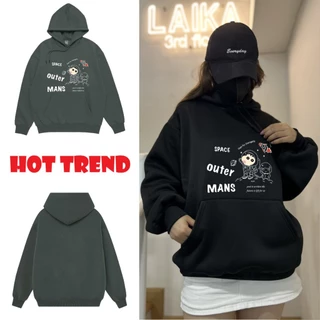 Áo khoác nam nữ, áo hoodie unisex form rộng, áo sweater nỉ free size HD4U