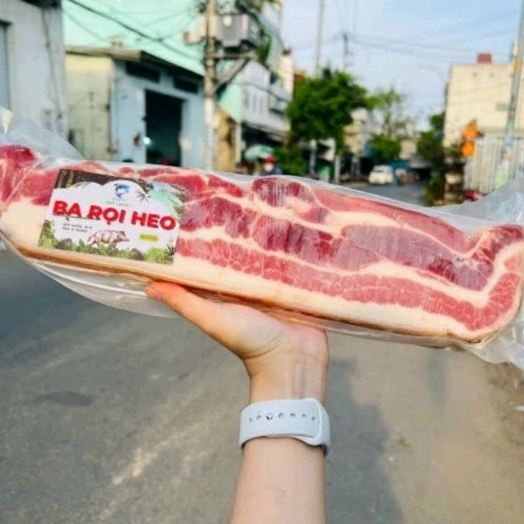 1kg Ba Rọi Heo Rừng nguyên cây ít mỡ