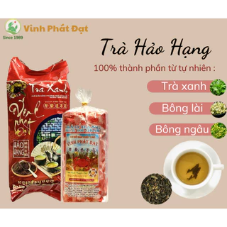 Trà Hảo Hạng | Trà Xanh Hoa Lài, Hoa Ngâu | Gói 100g & 500g (Hiệu con Cua)