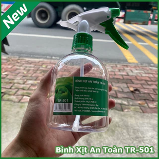 Bình Xịt An Toàn TR-501 - Bình tưới cây, làm ẩm, tạo hương, khử trùng - dung tích 500ml