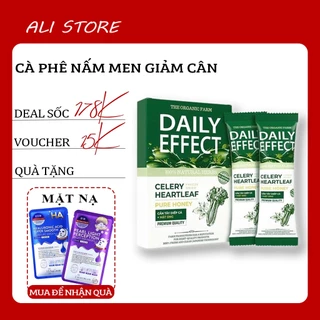 Nước uống ngừa mụn Detox Daily effect từ cần tây, diếp cá, mật ong hộp14 gói tặng quà detox