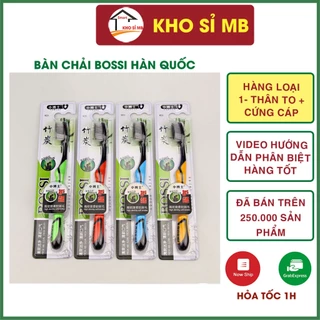 Sỉ - combo 150 chiếc bàn chải đánh răng than tre hàn quốc lông mềm BOSSI 921 - KHO SỈ MB