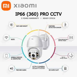 Mi Camera An Ninh CCTV V380 Pro 360 Độ 1080P FHD WiFi IP-IP66 Vis IR Chống Nước IP Camera Home