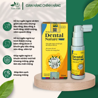 Chai xịt sâu răng Dental Nature giúp ngăn ngừa và làm giảm các triệu chứng: Sâu răng, đau răng, ê buốt răng