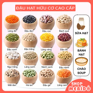 Đậu Hạt Hữu Cơ Cho Bé Ăn Dặm Đậu Lăng Đỏ Yến Mạch Hạt Chia Đậu Gà Nguyên Liệu Làm Bánh Hạt Dinh Dưỡng Shop Mẹ Bí Đỏ