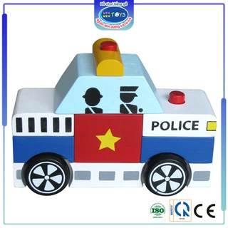 Đồ chơi gỗ Lắp ráp xe Winwintoys | Giúp bé phát triển khả năng tư duy và óc quan sát