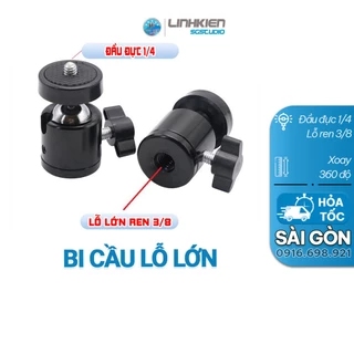 🔥 GIÁ SỈ 🔥 Ball Head Bi cầu lỗ ren 3/8 SỬ DỤNG PHỤ KIỆN MÁY ẢNH,ĐÈN LIVESTREAM,ĐÈN LIVE,CÂY LIVE BỰ