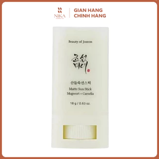 Kem Chống Nắng Dạng Thanh Lăn Beauty Of Joseon Matte Sun Stick Mugwort + Camelia 18g [Nika Cosmetics]