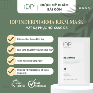 Mặt Nạ Phục Hồi Sáng Da IDP Inderpharma R.B.M Mask