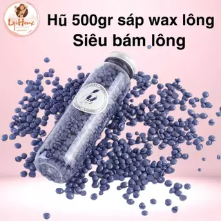 [CHE TÊN] Hũ 500g sáp Wax Lông Nóng Sữa Dừa Cao Cấp Lyihome Siêu Bám Lông Chuyên Dùng Cho Da Nhạy Cảm Tặng Que Phết Sáp