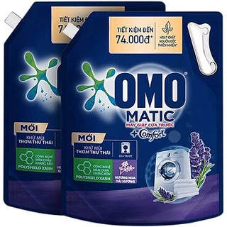 Nước Giặt OMO Matic Túi Cửa Trước 3,6 kg