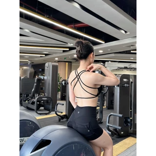 Slay Bra - Áo dây đan lưng cách điệu tập thể thao, gym, yoga có đệm mút