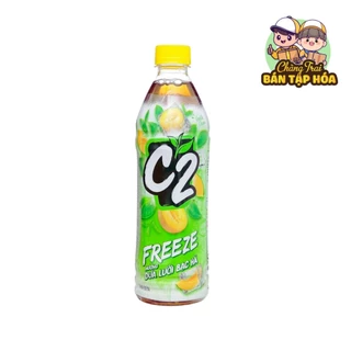 1 Chai C2 Trà Đen DƯA LƯỚI BẠC HÀ 455ml