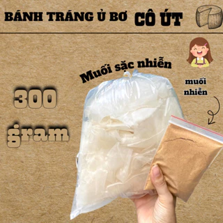 Bánh tráng phơi sương ủ bơ muối nhuyễn, gói lớn 300gram