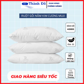 Ruột gối xuất khẩu muji kim cương - 45X65