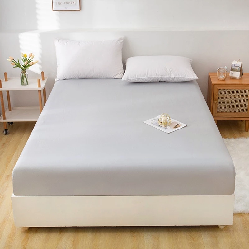 Ga giường Cotton Tici drap trải giường bo chun không kèm vỏ gối mềm mịn không phai màu