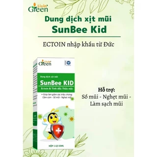 Xịt mũi Sunbee Kid giảm nghẹt mũi, sổ mũi