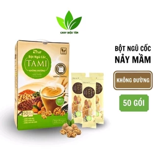 Bột ngũ cốc nảy mầm Tami hộp 900g không đường bột ngũ cốc dinh dưỡng